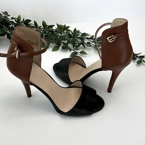 NINE WEST 7 Acre brown and black sandals